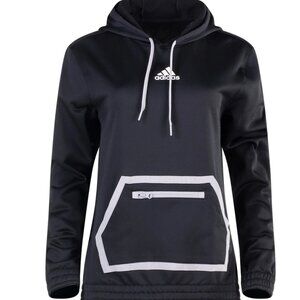 NWT Adidas Women’s Team Pullover Hoodie XS Black Sweatshirt Athletic Sportswear